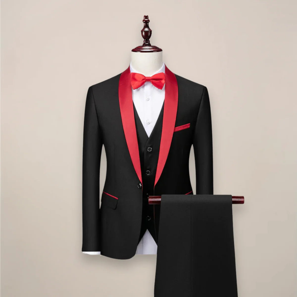 Men's Tuxedo Suit | Tailored Three-Piece Formalwear 4