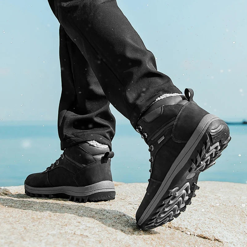 Men's Winter Hiking Boots with Plush Lining 6