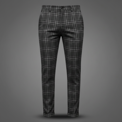 Checked Chinos | Men's Trousers for Casual Style 7