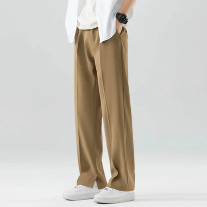 Chill Mode Wide-Leg Pants Mid-Rise Polyester Blend 5