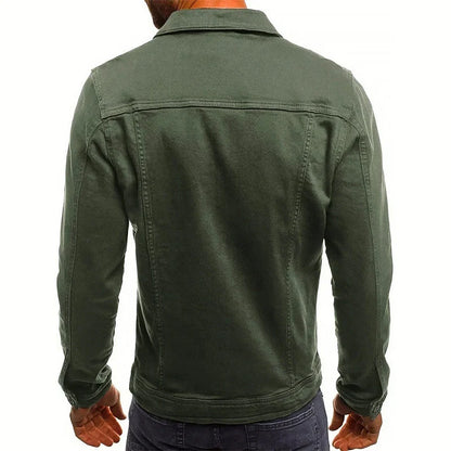 Classic Denim Jacket Slim Fit Cotton Blend 5