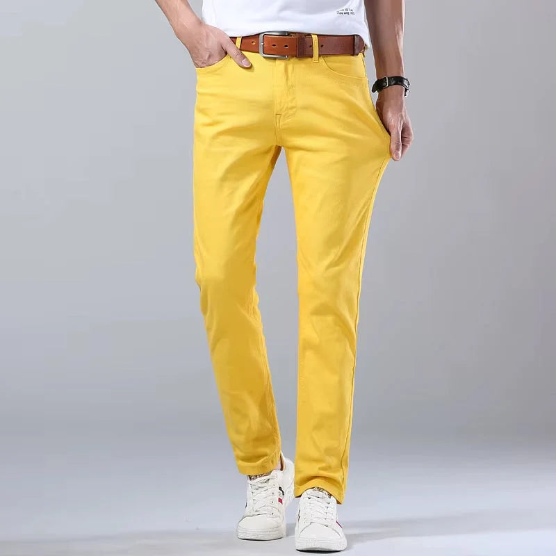 Classic Stretch Jeans Slim Straight Leg Denim 6