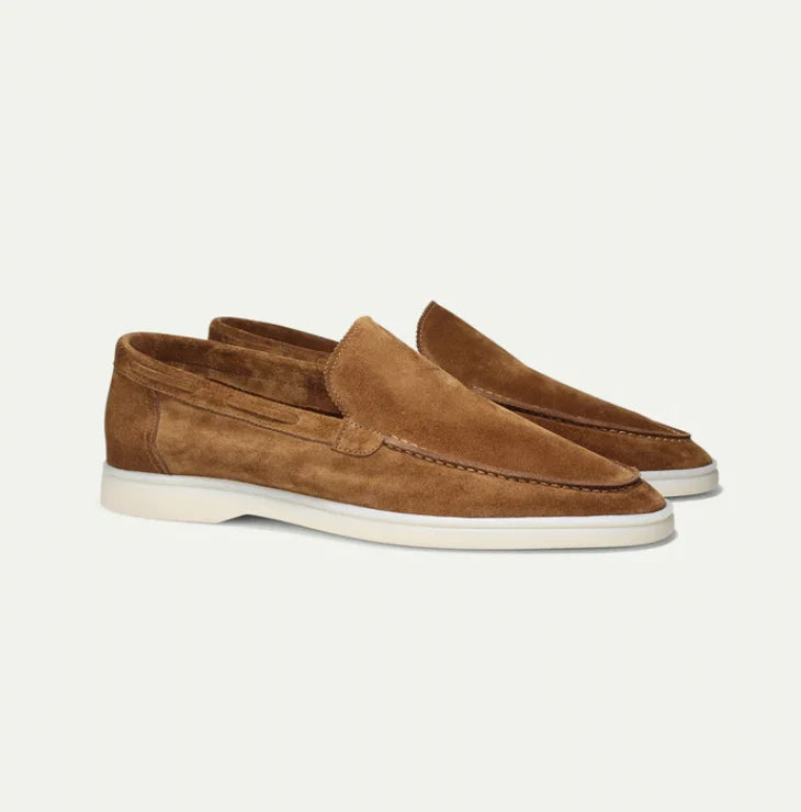 Classic Suede Loafers | Men Soft Slip-On Shoes 6