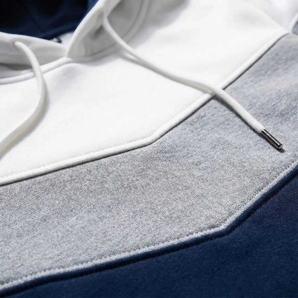 Colour Block Hooded Sweatshirt | Men's Casual Pullover 3