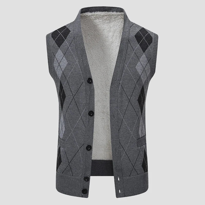 Diamond Knit Vest | Men's Sweater Vest for Tailored Style 3