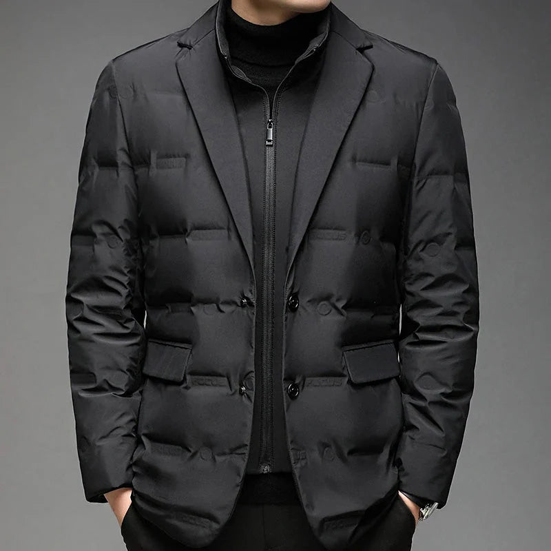 Down Winter Jacket Black Size M Cotton Blend 1