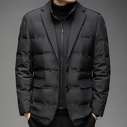 Down Winter Jacket Black Size M Cotton Blend 1