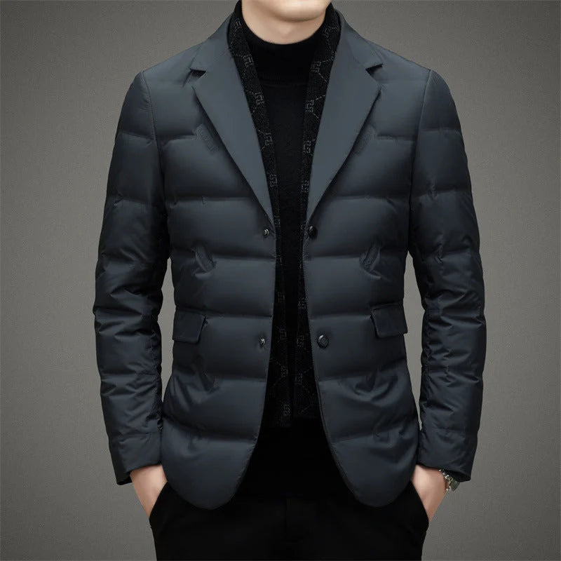 Executive Down Jacket | Black Polyester Blend 1
