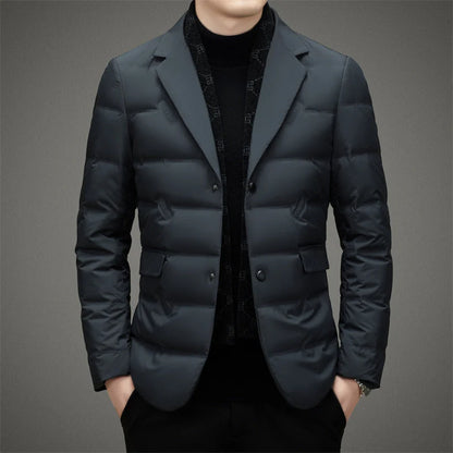 Executive Down Jacket | Black Polyester Blend 1