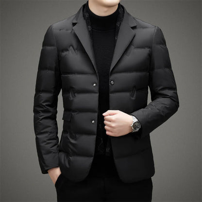 Executive Down Jacket | Black Polyester Blend 2