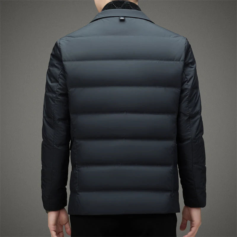 Executive Down Jacket | Black Polyester Blend 4