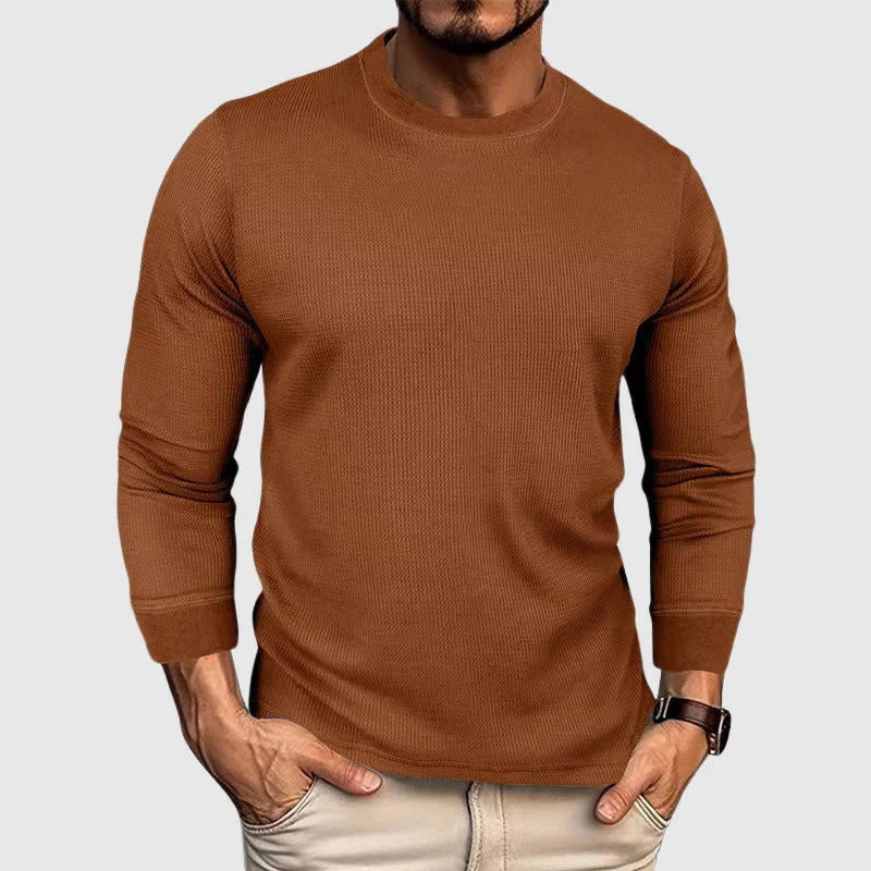 Fresh Knit Shirt High Collar Ribbed Hem 3