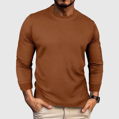 Fresh Knit Shirt High Collar Ribbed Hem 3