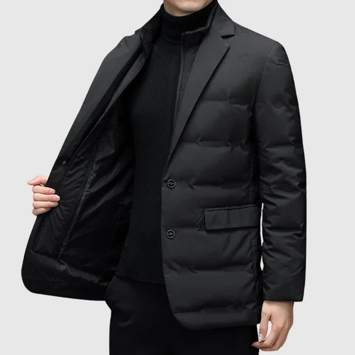 L'Essenziale Piumino | Men's Down Jacket Black 6