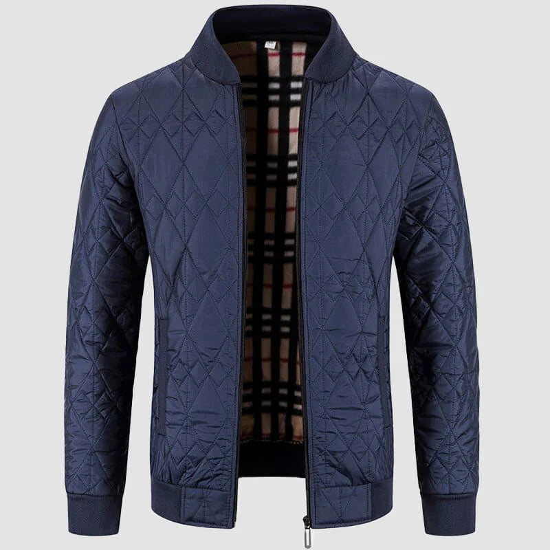 Lightweight Quilted Jacket Men Poly-Cotton Blend 0