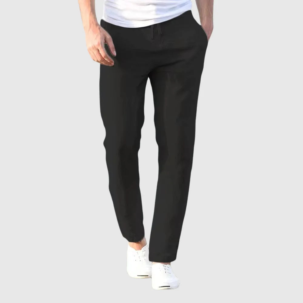 Mason | Men's Linen Drawstring Trousers 2