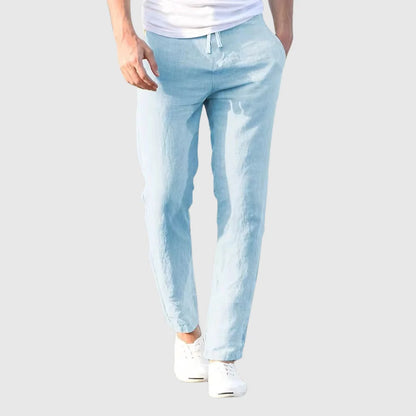 Mason | Men's Linen Drawstring Trousers 3