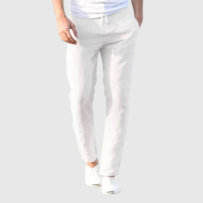 Mason | Men's Linen Drawstring Trousers 4