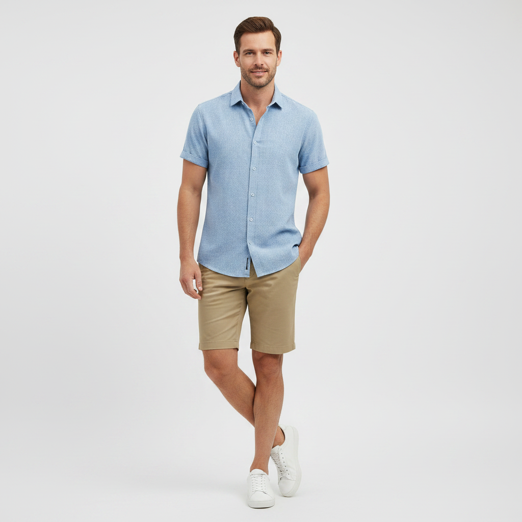 Casual Summer Shirt | Men's T Shirt Lightweight Leisurewear