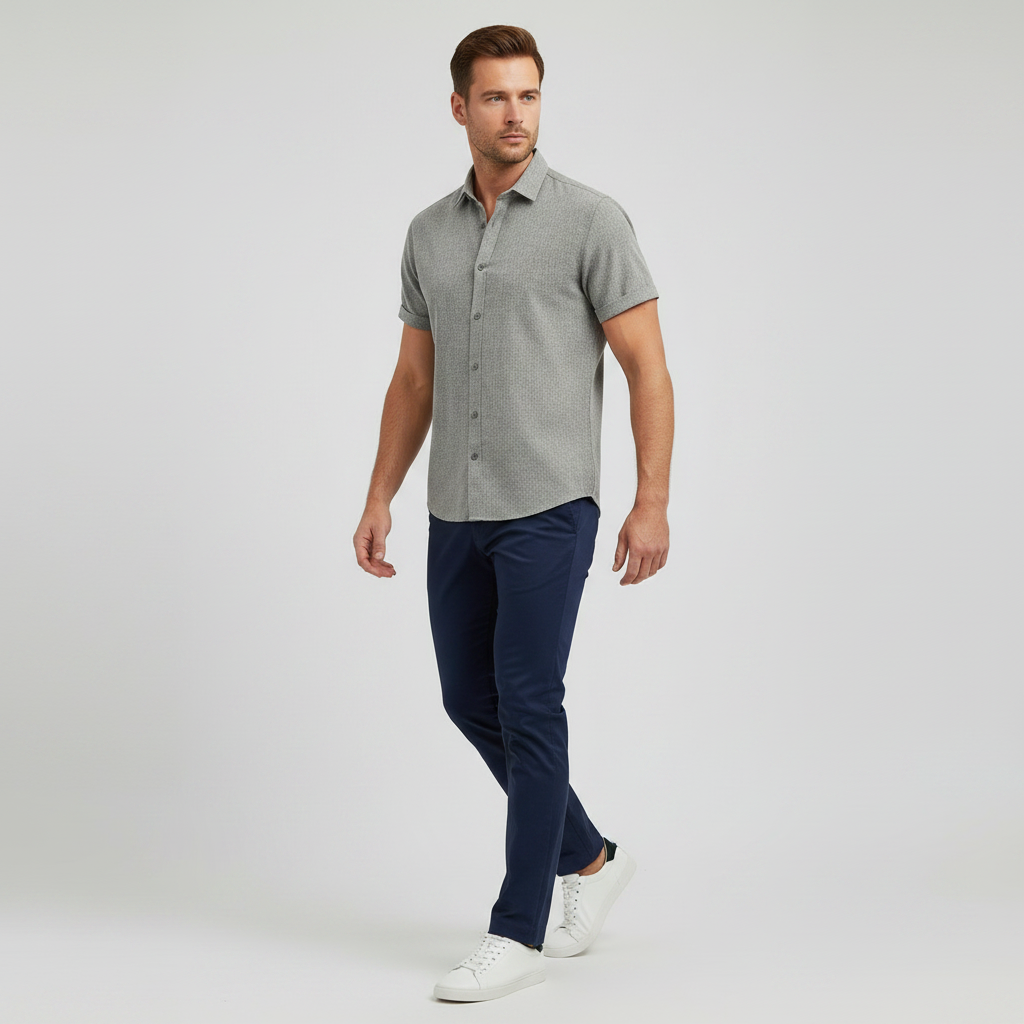 Casual Summer Shirt | Men's T Shirt Lightweight Leisurewear