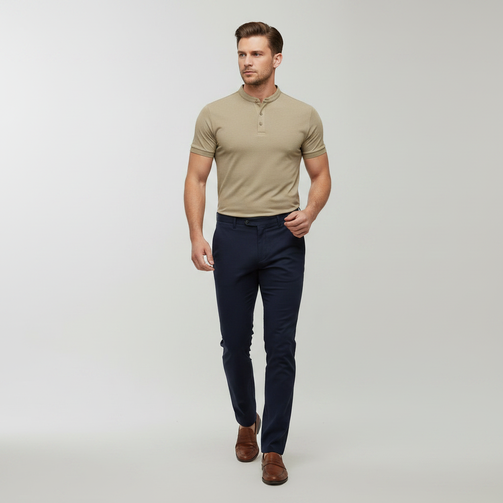 Men's Elegant Polo Shirt | Classic Casual Polo Shirts