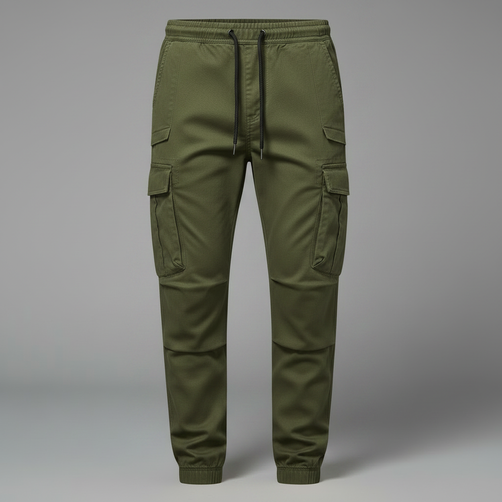 Men's Tactical Cargo Pants | Black Utility Trousers