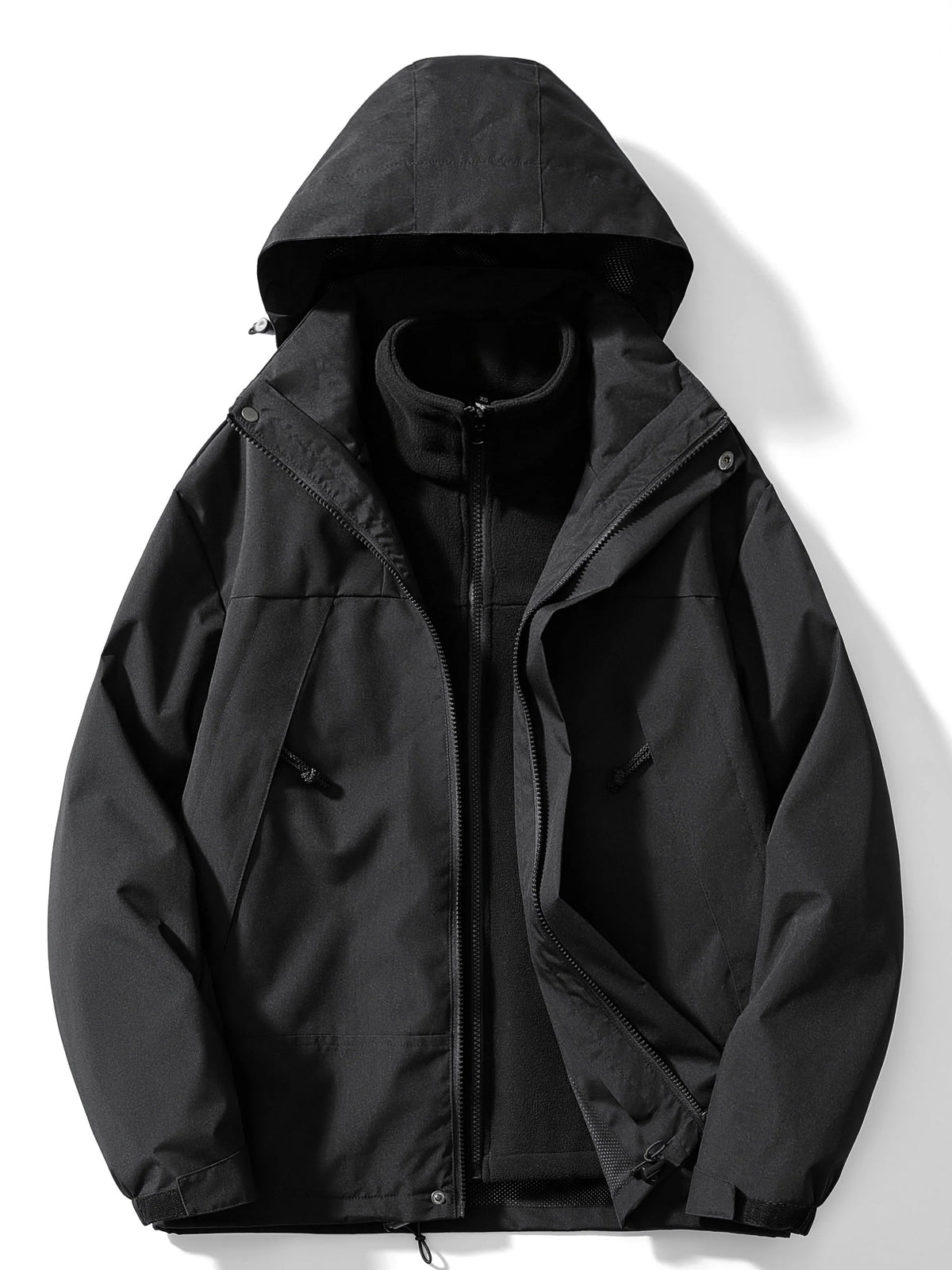Men's 3-in-1 Hooded Winter Jacket | Men's Winter Coat 0