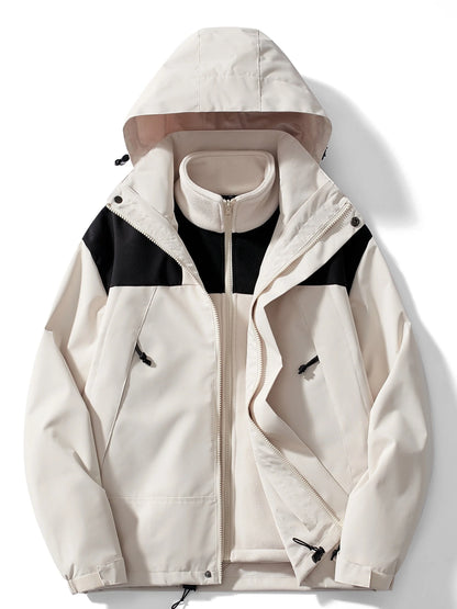 Men's 3-in-1 Hooded Winter Jacket | Men's Winter Coat 1