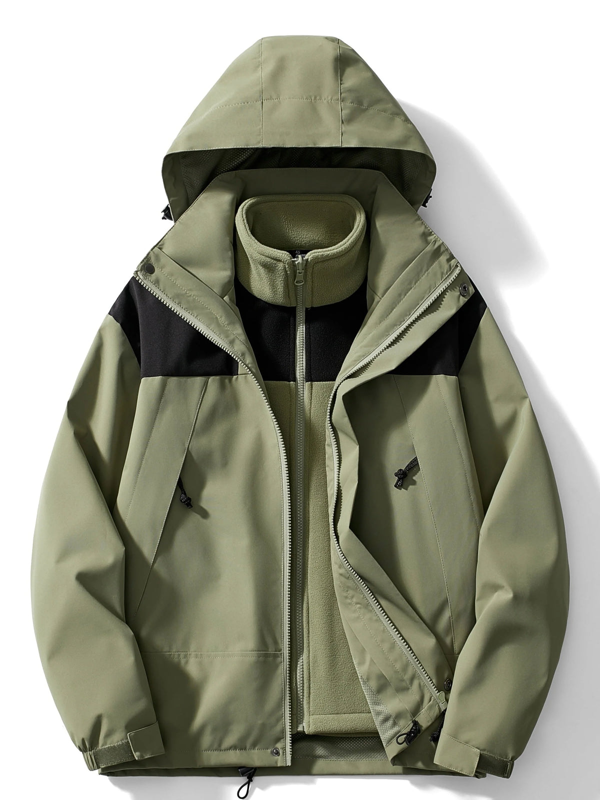 Men's 3-in-1 Hooded Winter Jacket | Men's Winter Coat 2