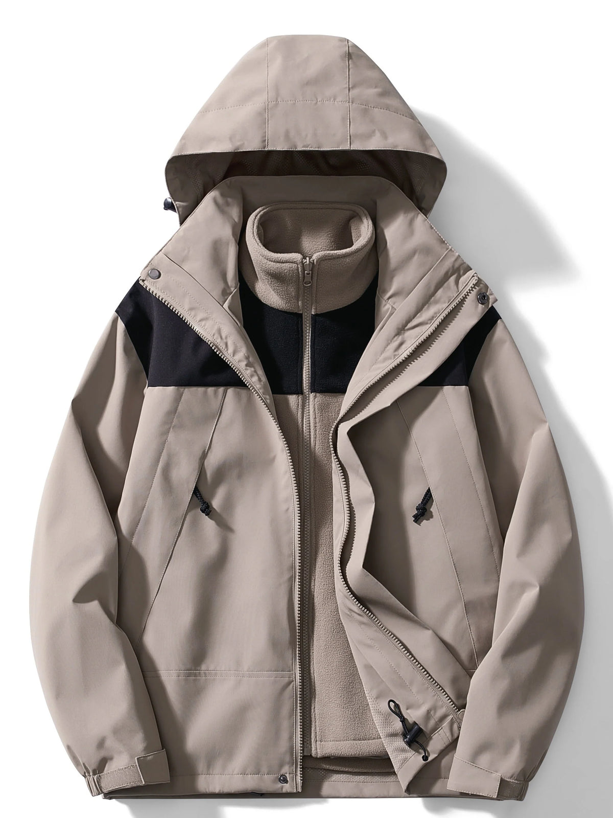 Men's 3-in-1 Hooded Winter Jacket | Men's Winter Coat 4
