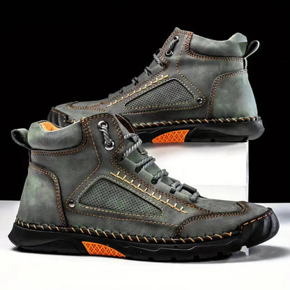 Men's Ankle High Leather Hiking Boots | Outdoor Footwear 3