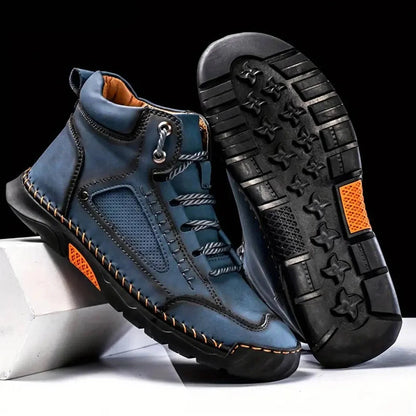 Men's Ankle High Leather Hiking Boots | Outdoor Footwear 8