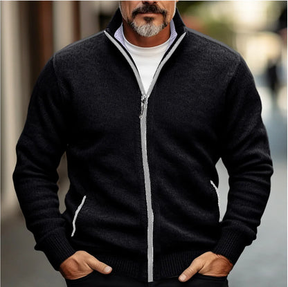 Men's Zip Up Cardigan | Men's Cardigan Sweater 4
