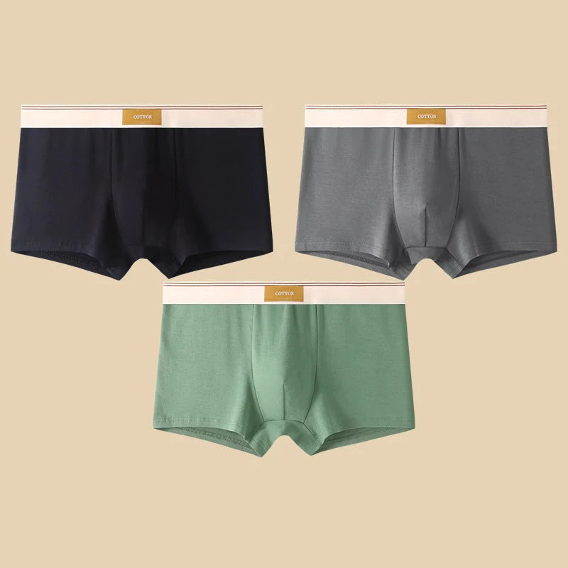 Men's Boxer Brief Set Mid-Rise Cotton Comfort 2