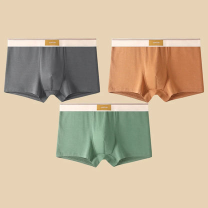 Men's Boxer Brief Set Mid-Rise Cotton Comfort 3
