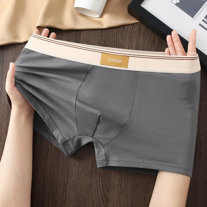 Men's Boxer Brief Set Mid-Rise Cotton Comfort 7