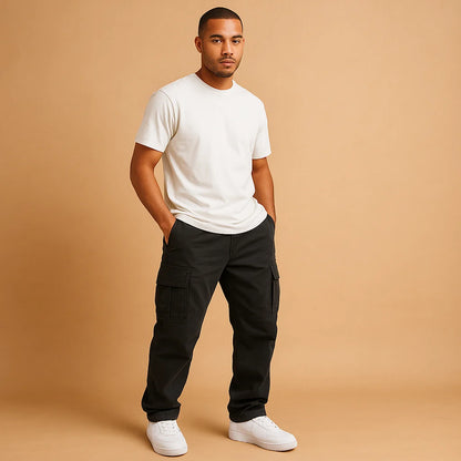 Men's Cargo Pants | Regular-Fit Trousers Cotton Blend 0