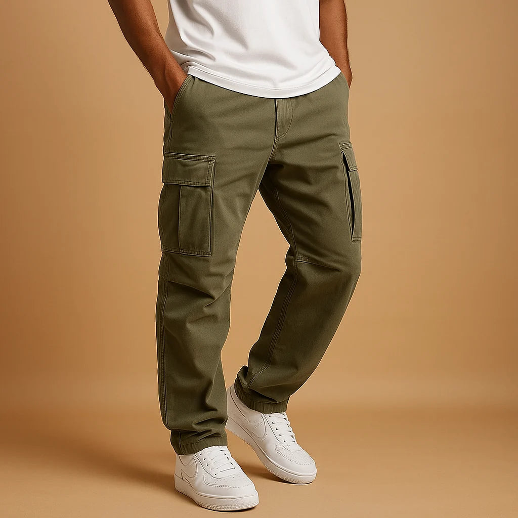 Men's Cargo Pants | Regular-Fit Trousers Cotton Blend 2