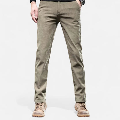 Men's Chenille Trousers | Warm Straight-Leg Autumn Winter 0