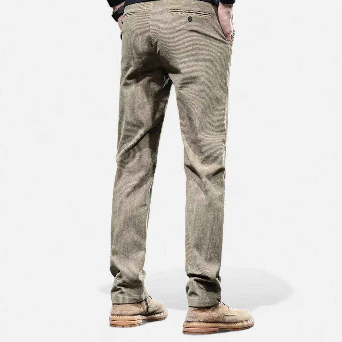 Men's Chenille Trousers | Warm Straight-Leg Autumn Winter 3