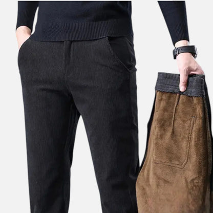 Men's Chenille Trousers | Warm Straight-Leg Autumn Winter 6