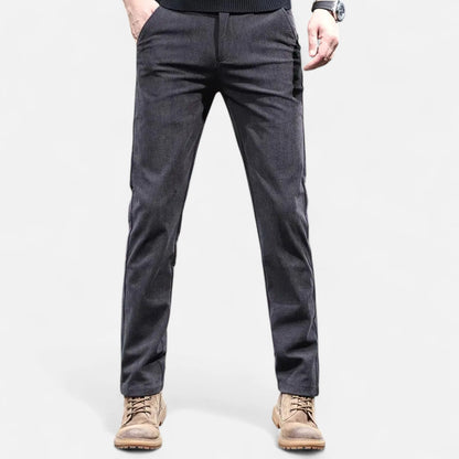 Men's Chenille Trousers | Warm Straight-Leg Autumn Winter 7