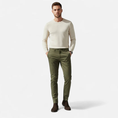 Men's Chinos Black Tailored Fit | Smart Casual Chino Pants 1
