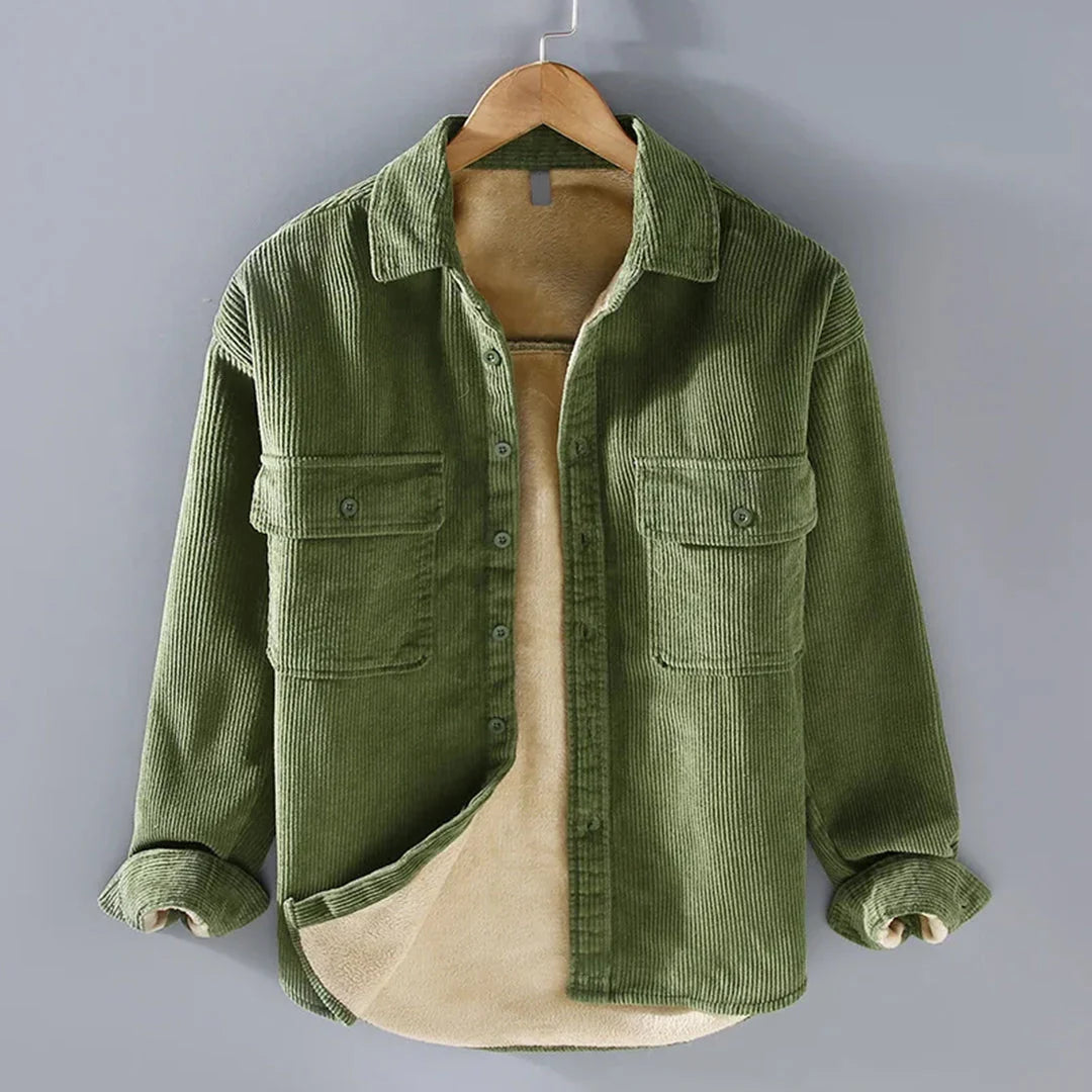 Men's Corduroy Overshirt Jacket | Men's Winter Jacket 3