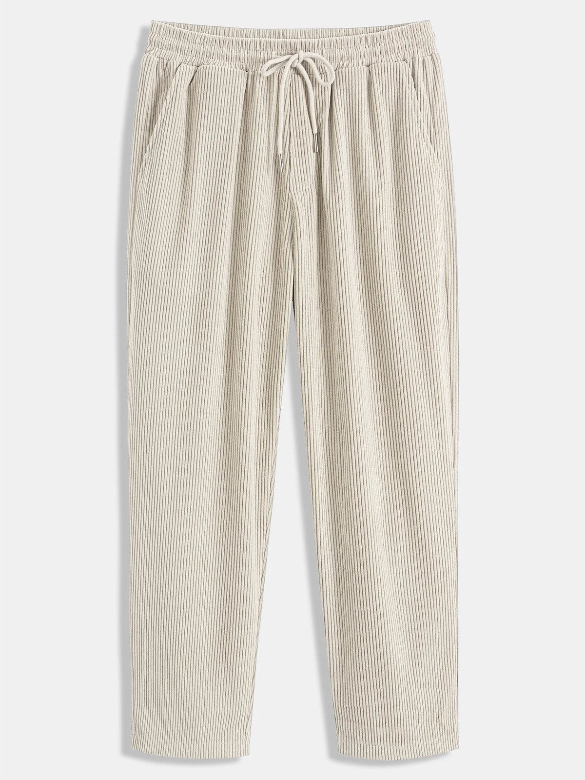 Men's Corduroy Shirt Set | Casual Straight-Leg Trousers 5
