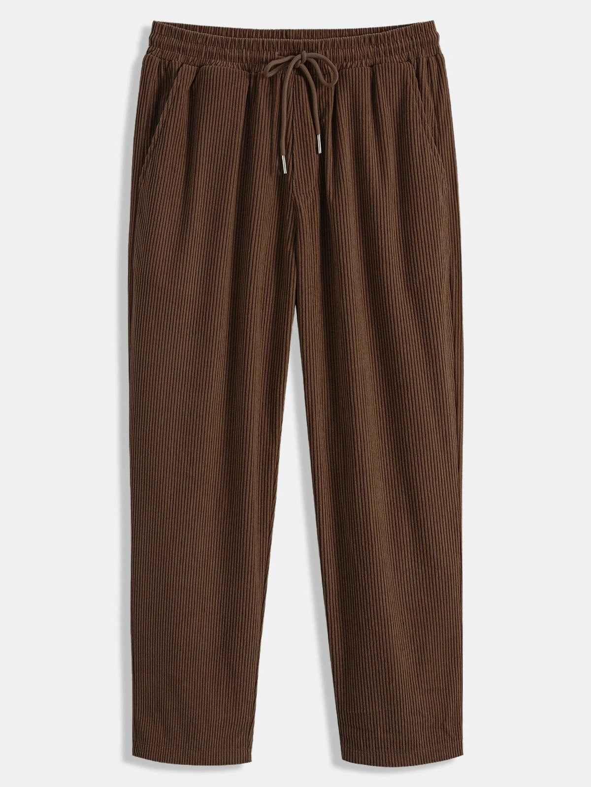 Men's Corduroy Shirt Set | Casual Straight-Leg Trousers 8