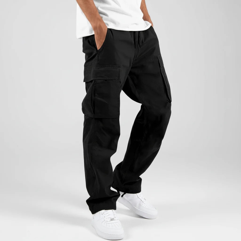 Men's Cotton Cargo Joggers | Loose-Fit Utility Trousers 1