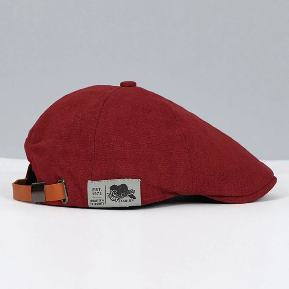 Men's Cotton Flat Cap | Classic Newsboy Hat 2