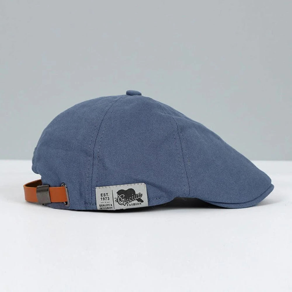 Men's Cotton Flat Cap | Classic Newsboy Hat 3