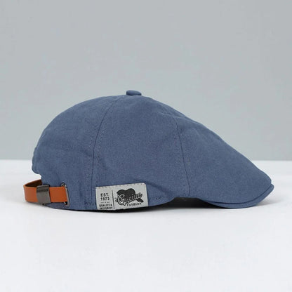 Men's Cotton Flat Cap | Classic Newsboy Hat 3